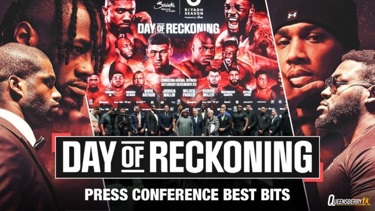 The day Frank Warren, Eddie Hearn, Anthony Joshua, Deontay Wilder & Daniel Dubois came face-to-face