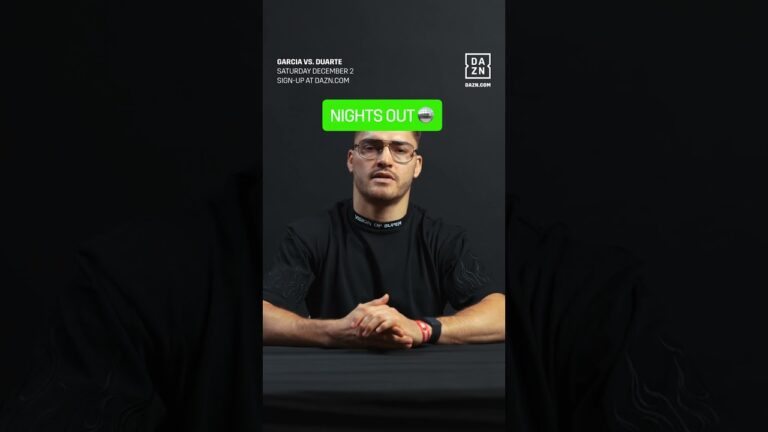 Is Ryan Garcia Nights Out or Lights Out? #shorts  👀