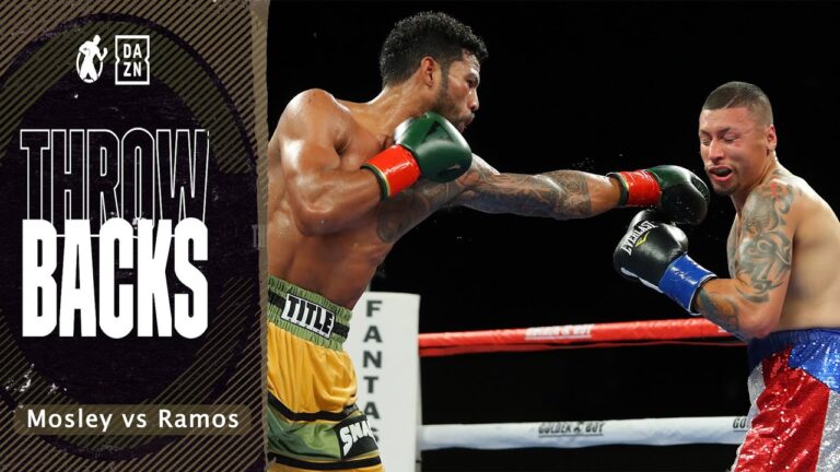 Throwbacks | Shane Mosley Jr vs Jeremy Ramos! A COVID Brawl, Mosley Goes Off In His DAZN Debut!