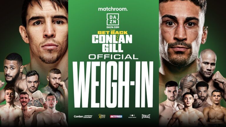 Michael Conlan Vs Jordan Gill Plus Undercard Weigh In