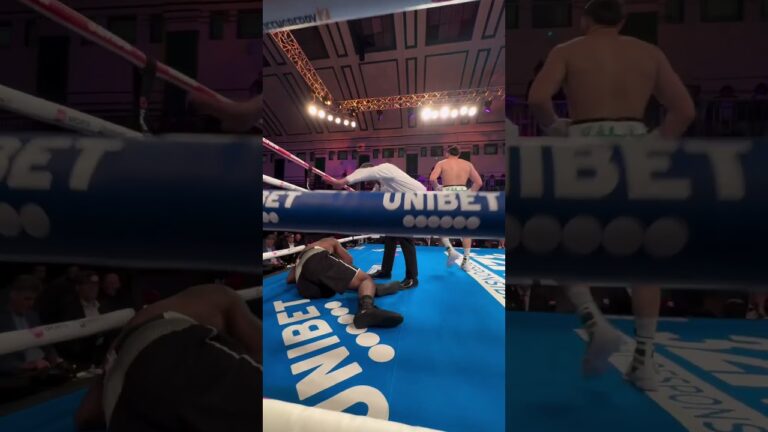 Oronzo Birardi stops Israel Duffus after dropping him 3 times in the first 😮‍💨