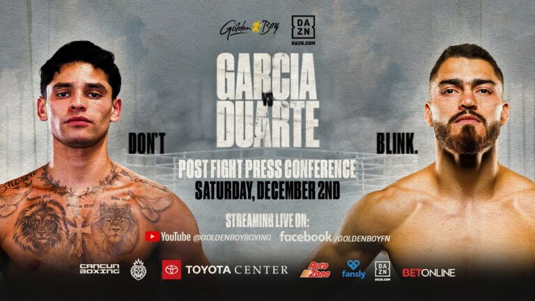 RYAN GARCIA VS. OSCAR DUARTE POST FIGHT PRESS CONFERENCE