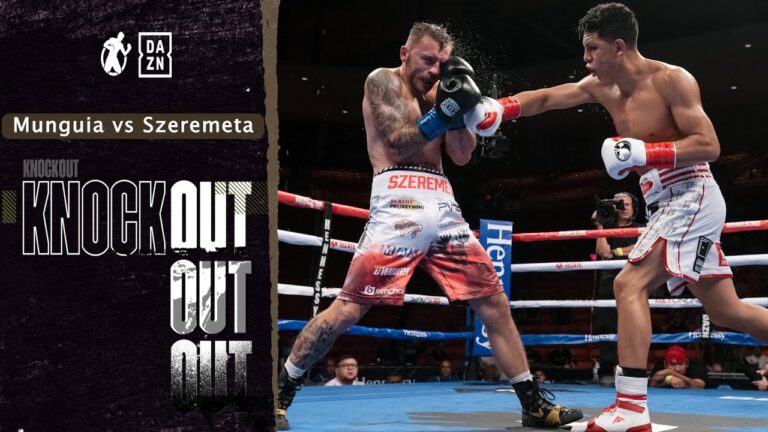 KO | Jaime Munguia vs Kamil Szeremeta! Munguia Shows Offensive Prowess Putting Together Great Combos