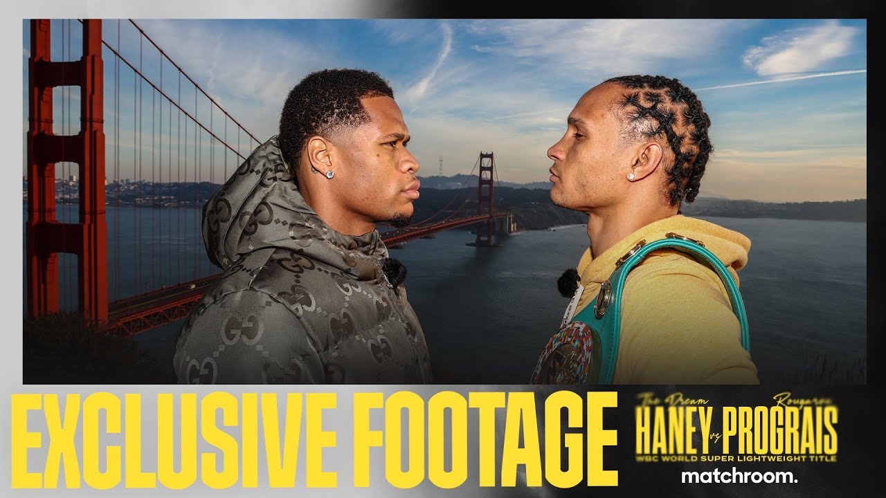 Devin Haney Vs Regis Prograis 🌉 Golden Gate Bridge Face Off