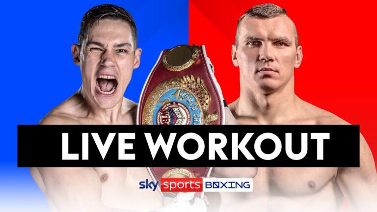 BILLAM-SMITH V MASTERNAK! | Live Workout 💪