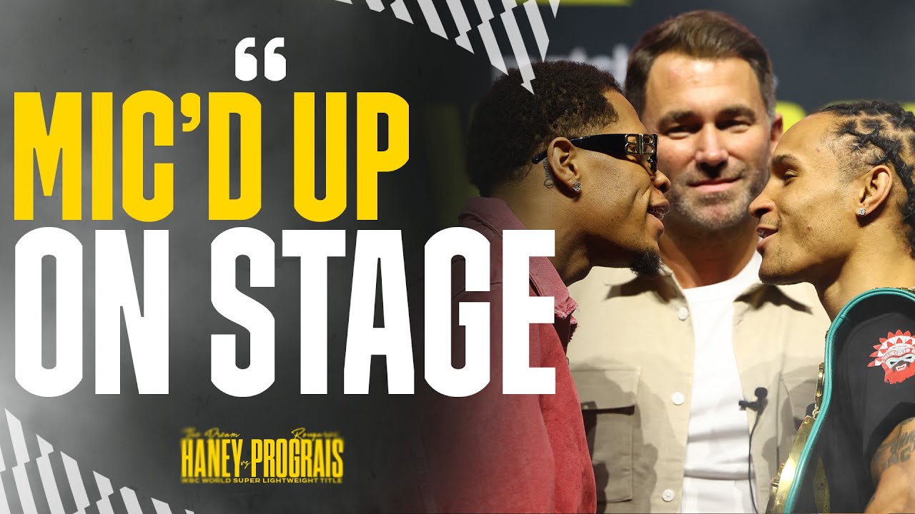 MIC'D UP FACE OFF 🔊 Devin Haney vs Regis Prograis