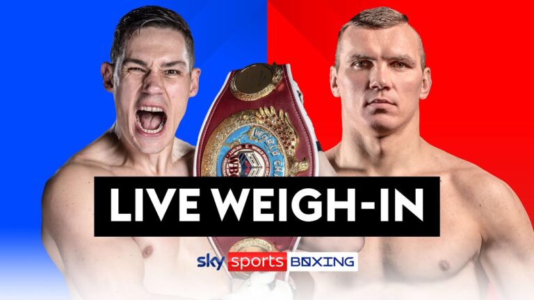 BILLAM-SMITH V MASTERNAK! | LIVE WEIGH-IN ⚖ 💪