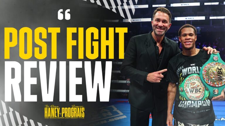 🎨 "It Was Like Watching Picasso!"- Eddie Hearn Talks Haney Vs Prograis