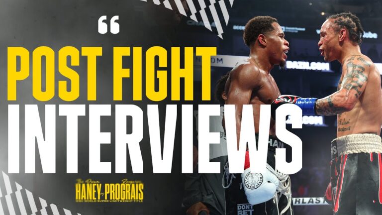 "Masterclass" – Devin Haney, Regis Prograis & Eddie Hearn Reaction