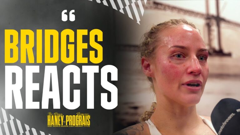 "I Have To Take Defeat Graciously" – Ebanie Bridges On Shock Yoshida Defeat