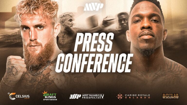 JAKE PAUL VS. ANDRE AUGUST PRESS CONFERENCE LIVESTREAM