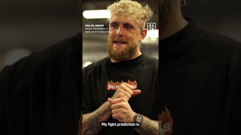 Jake Paul Predicting a Split Decision 👀 #shorts