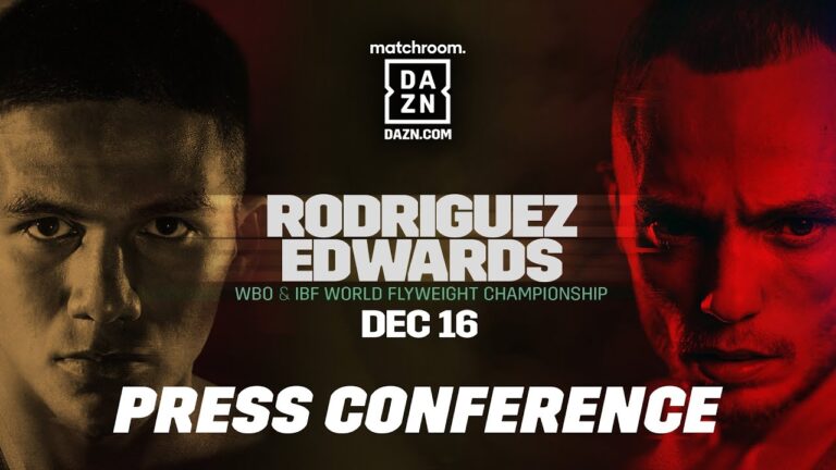 BAM RODRIGUEZ VS. SUNNY EDWARDS PRESS CONFERENCE LIVESTREAM