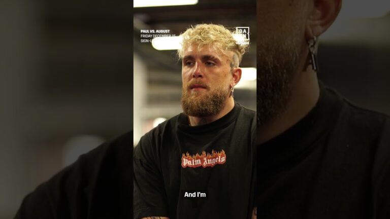 Jake Paul: "I punch freaking through steel" 👀 #shorts