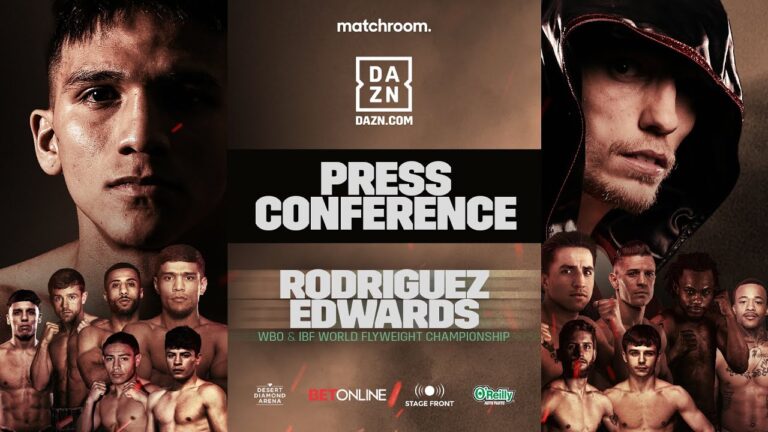 Jesse Bam Rodriguez Vs Sunny Edwards Plus Undercard Press Conference