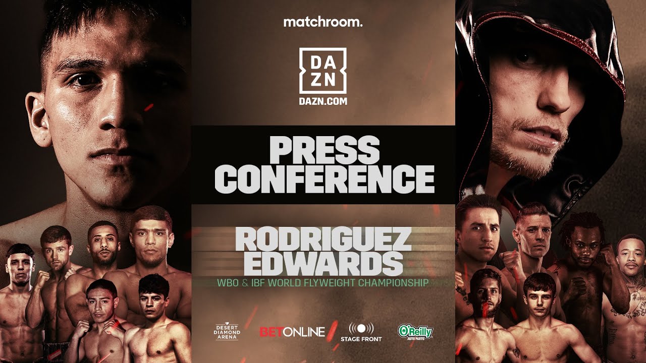 Jesse Bam Rodriguez Vs Sunny Edwards Plus Undercard Press Conference