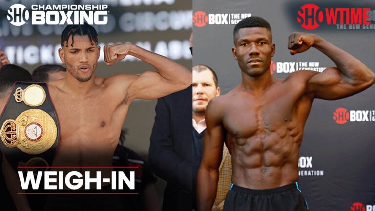 David Morrell Jr. vs. Sena Agbeko: Weigh-In | SHOWTIME CHAMPIONSHIP BOXING
