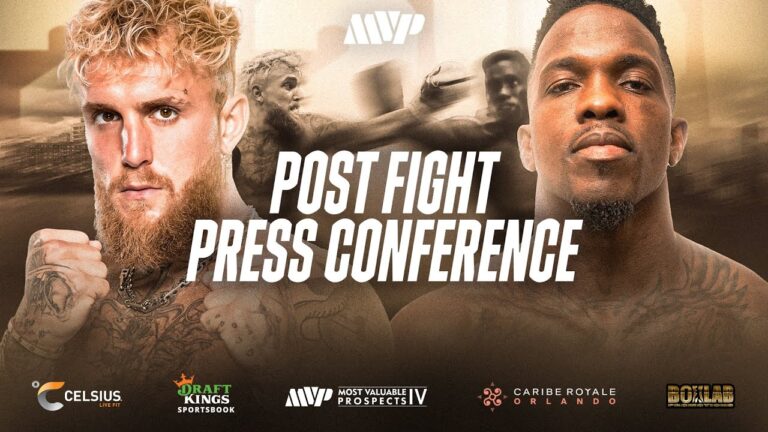 JAKE PAUL VS. ANDRE AUGUST POST-FIGHT PRESS CONFERENCE LIVESTREAM