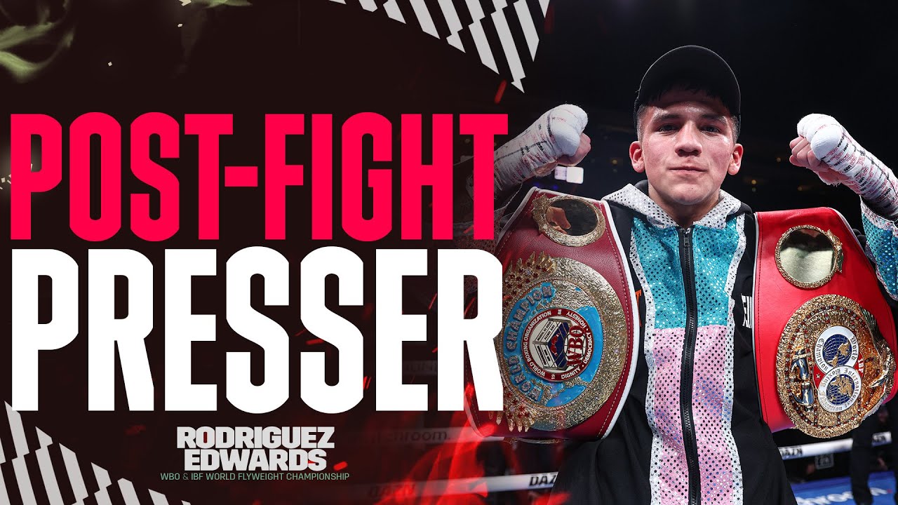 Jesse Bam Rodriguez Post-Fight Press Conference (Sunny Edwards Win)
