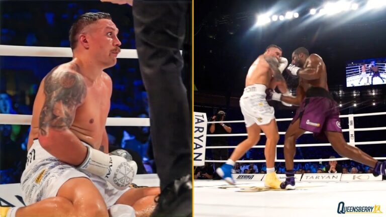 UNSEEN FOOTAGE! Daniel Dubois' CONTROVERSIAL moment against Oleksandr Usyk