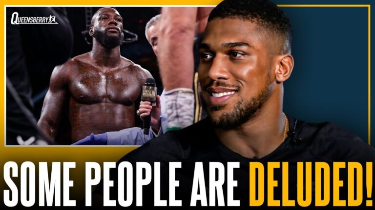 Anthony Joshua BITES BACK at Wilder KO message 👀🍿