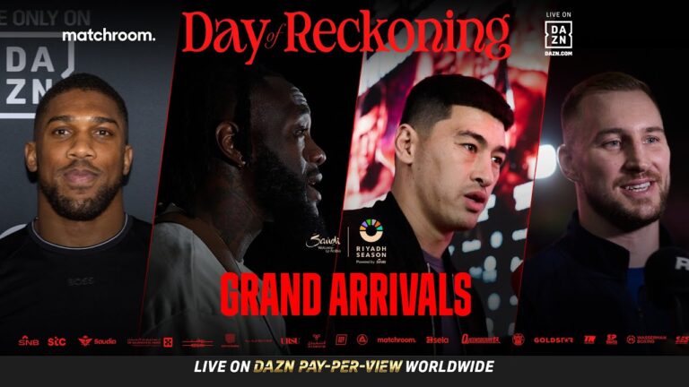 Day Of Reckoning: Grand Arrivals (Joshua Vs Wallin, Wilder Vs Parker, Bivol, Opetaia & More)