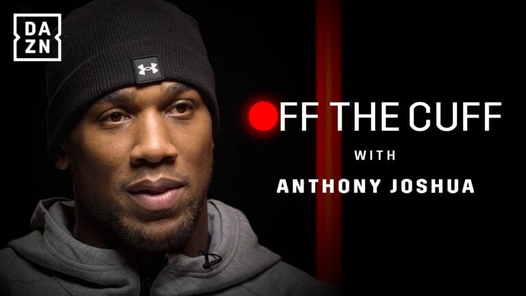 'I can only get better from what I've been through' – Off The Cuff With Anthony Joshua