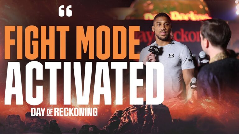 Anthony Joshua Arrives In Riyadh Fully Focused On Otto Wallin