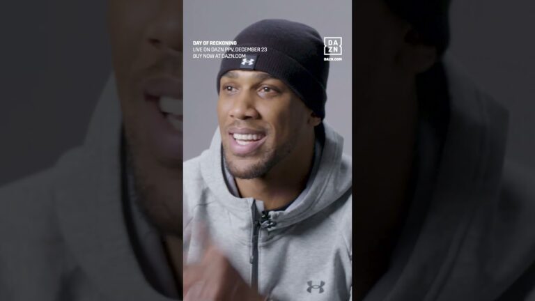 Anthony Joshua blind ranks his biggest KOs! 🧨 #shorts