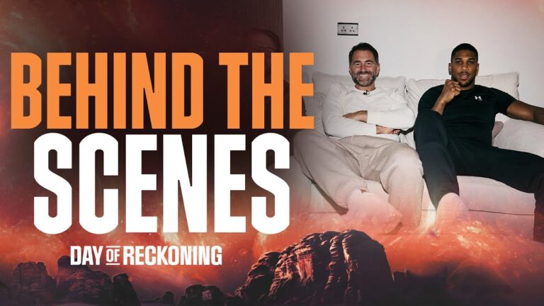 Eddie Hearn Mic'd Up 🔊Day Of Reckoning Media Workout: Joshua Vs Wallin