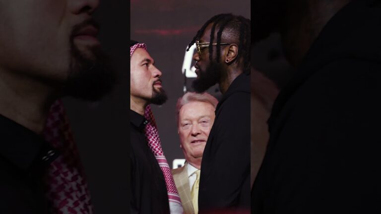 Deontay Wilder Vs Joseph Parker Face Off 👁️👁️