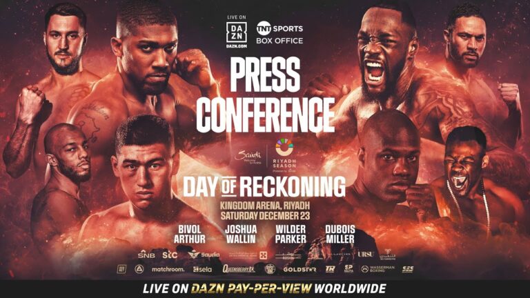 Day Of Reckoning: Press Conference – Joshua Vs Wallin, Wilder, Bivol, Opetaia