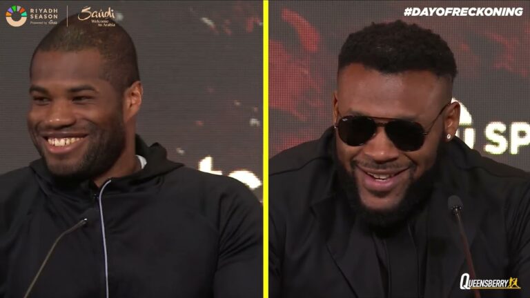 â€œIâ€™ll spank you!â€ 🤬 Hilarious heated rivalry & â€˜daddyâ€™ joke | Daniel Dubois vs Jarrell Miller