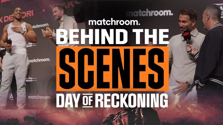Eddie Hearn Mic'd Up ep3 🔊 Day Of Reckoning Weigh In: Joshua Vs Wallin