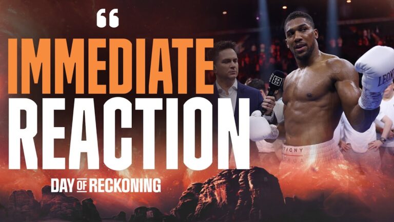 "3 Time The Aim" – Anthony Joshua & Eddie Hearn Talk After Otto Wallin Win