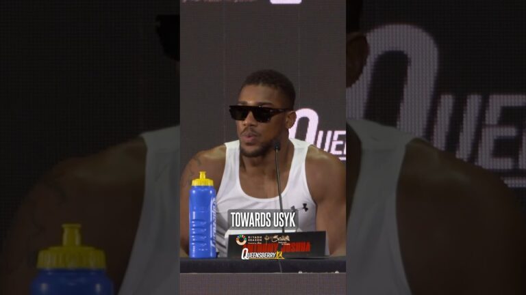 Anthony Joshua gives his Fury-Usyk prediction 😯