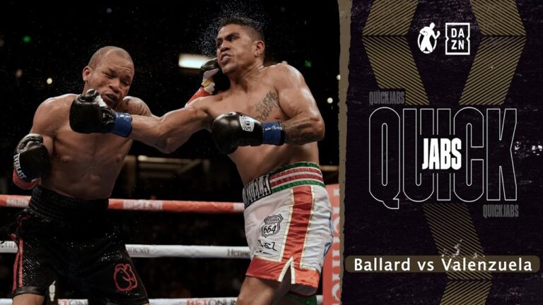 Quick Jabs | D'Mitrius Ballard vs Paul Valenzuela! Big Meech Pulls Off Close Win Over Awkward Vet!