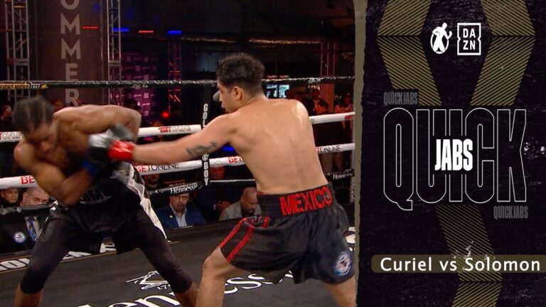 Quick Jabs | Raul Curiel vs Brad Solomon! 'El Cugar' Becomes Fastest To Stop King Solomon!