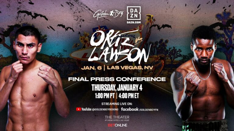 Vergil Ortiz Jr. vs. Fredrick Lawson Final Press Conference