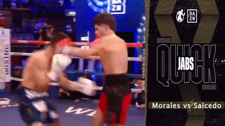 Quick Jabs | Gregory Morales vs Ernesto Salcedo! Both Fighters Go Down Early In Fight!