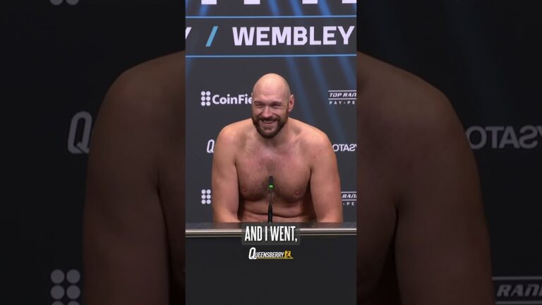 The Body Snatcher received a Tyson Fury left hook… and he didn't like it one bit 😂 💥#RingofFire