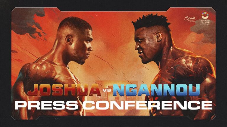 🔴 ANTHONY JOSHUA VS. FRANCIS NGANNOU LAUNCH PRESS CONFERENCE LIVESTREAM