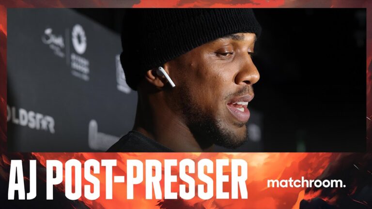 "I'll Be Fitter, Stronger & Smarter" Anthony Joshua On Francis Ngannou