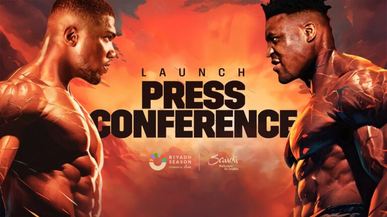 Anthony Joshua Vs Francis Ngannou Launch Press Conference