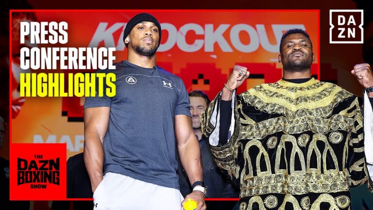 HIGHLIGHTS | Anthony Joshua vs. Francis Ngannou Launch Press Conference