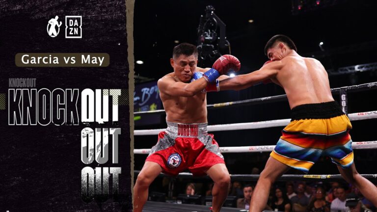 KO | Daniel Garcia vs Luis May! JuneBug Lands Perfect Body Shot To The Liver And May Says No Mas!