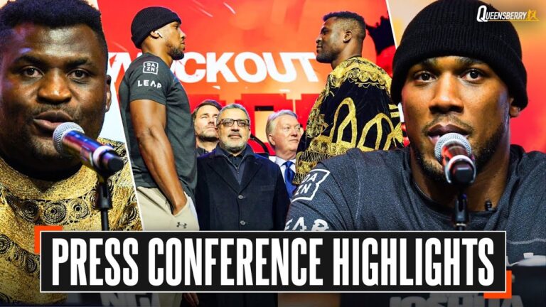 Anthony Joshua vs Francis Ngannou Press Conference Highlights | Knockout Chaos | #JoshuaNgannou