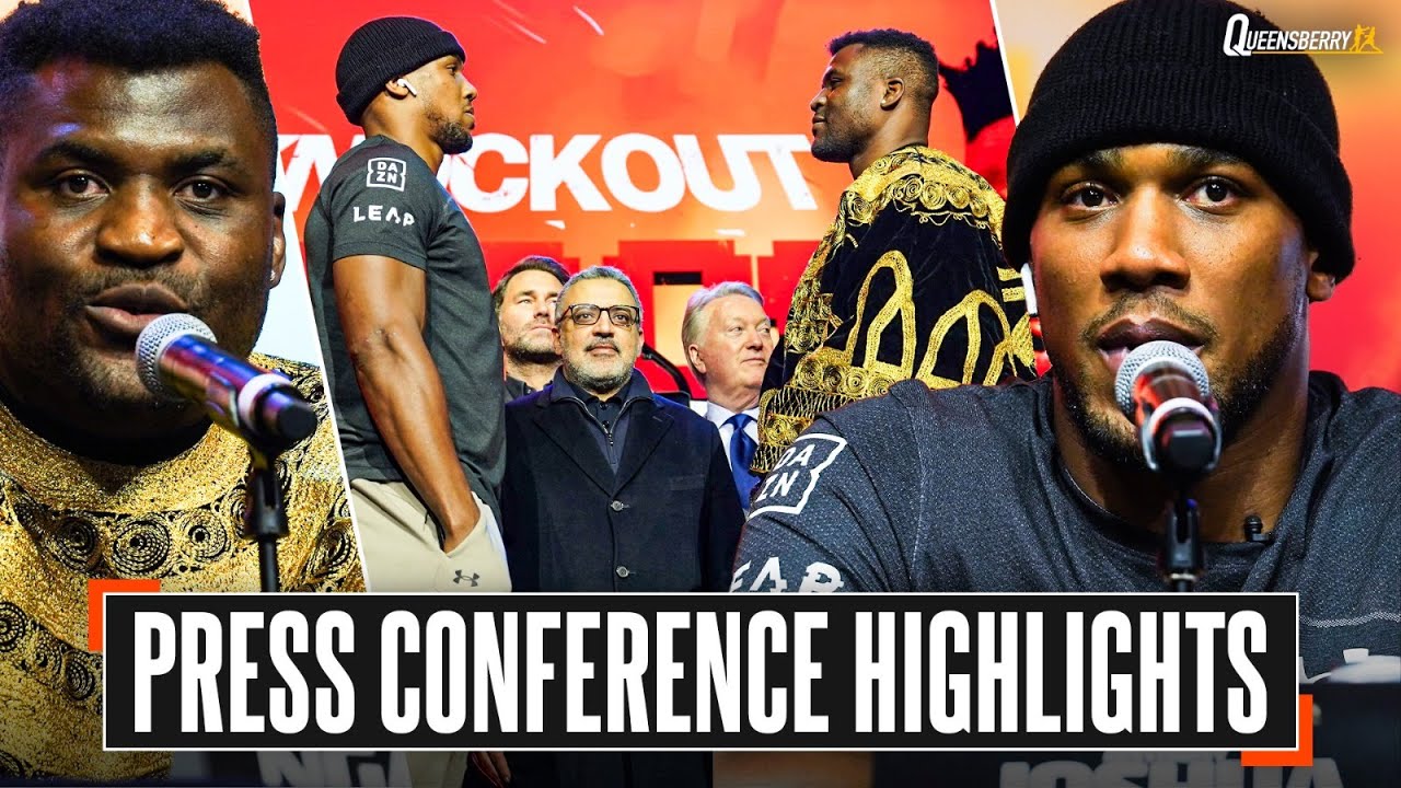 Anthony Joshua vs Francis Ngannou Press Conference Highlights | Knockout Chaos | #JoshuaNgannou