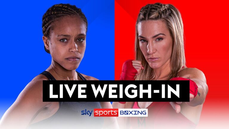 TASHA JONAS VS MIKAELA MAYER! | LIVE WEIGH-IN ⚖