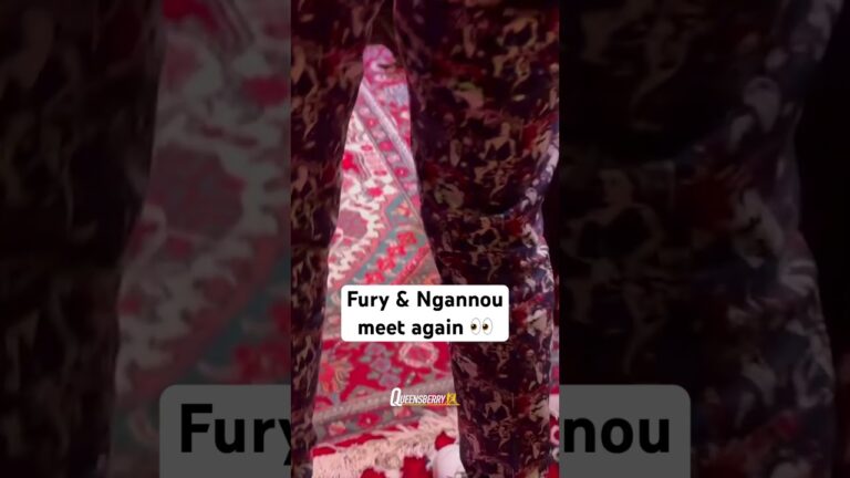 Familiar faces cross paths at the Joy Awards 👀 #TysonFury #FrancisNgannou